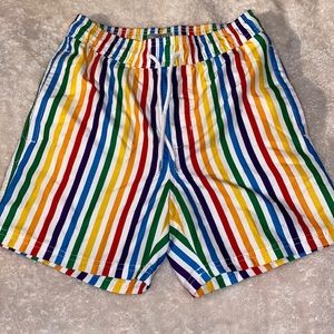 Target rainbow swim shorts